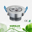 3*1w led down light